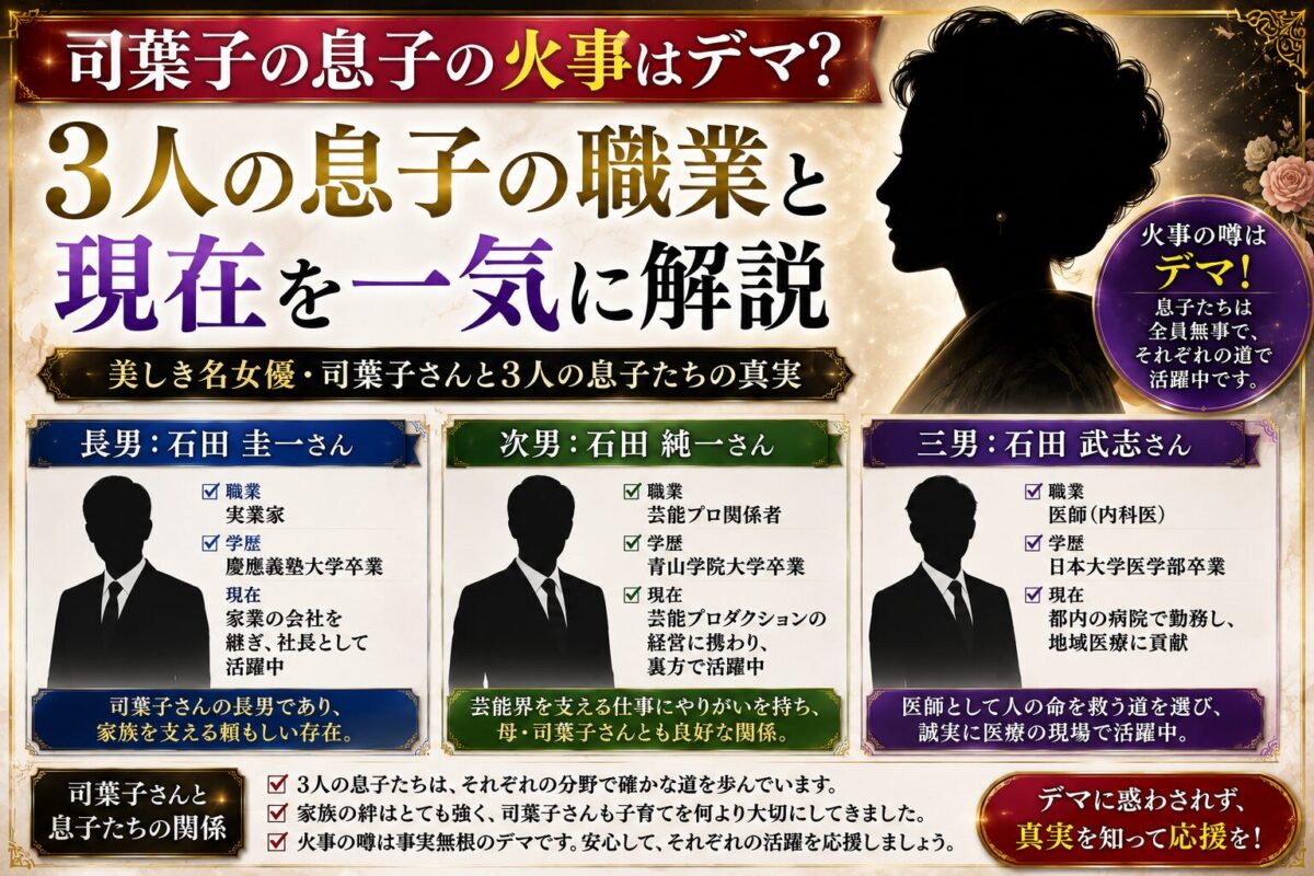 司 葉子 息子 次男